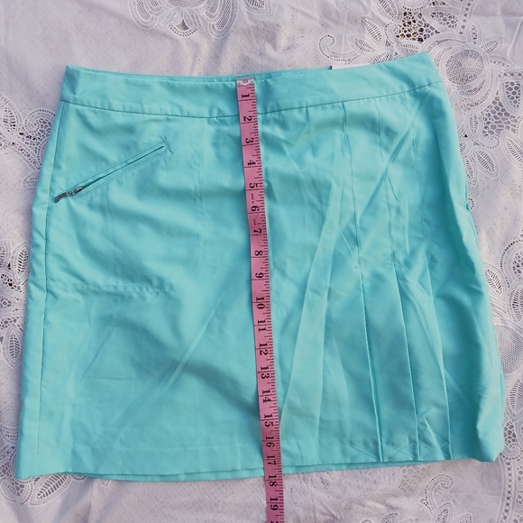 NWT - IZOD Size 6 Golf Classix Skort Turquoise Blue - Picture 8 of 12